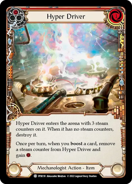 Hyper Driver (Red) — Dynasty — Flesh and Blood