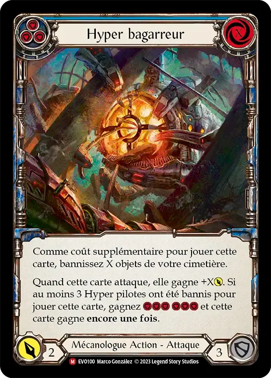 Hyper bagarreur — Bright Lights — Flesh and Blood