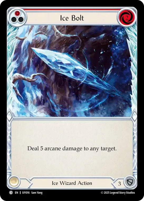 Ice Bolt (Red) — Silver Age Chapter 1 - Iyslander — Flesh and Blood