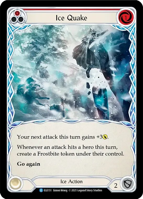 Ice Quake (Red) — Tales of Aria — Flesh and Blood