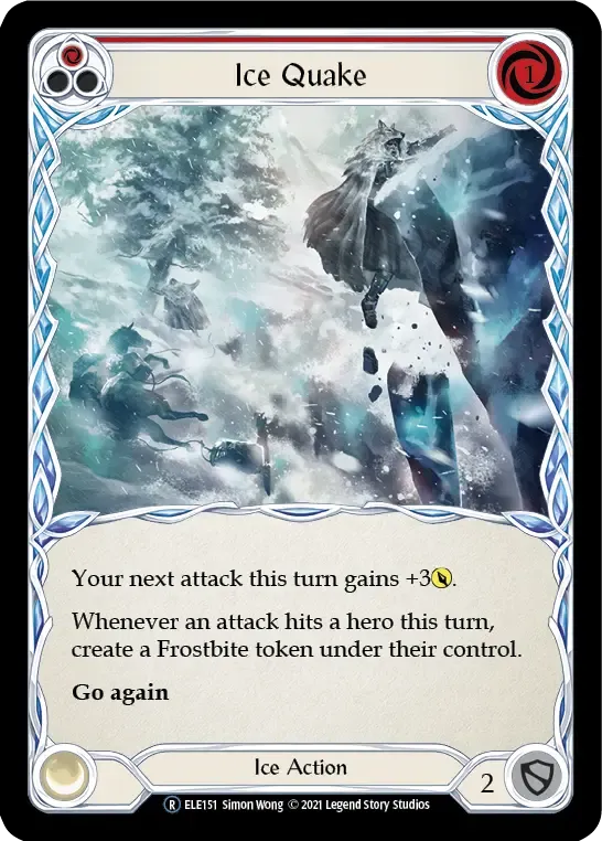 Ice Quake (Red) — Tales of Aria - Unlimited — Flesh and Blood