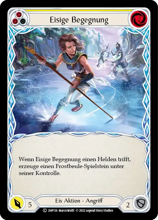 Icy Encounter (Yellow) — History Pack 2 - Black Label — Flesh and Blood