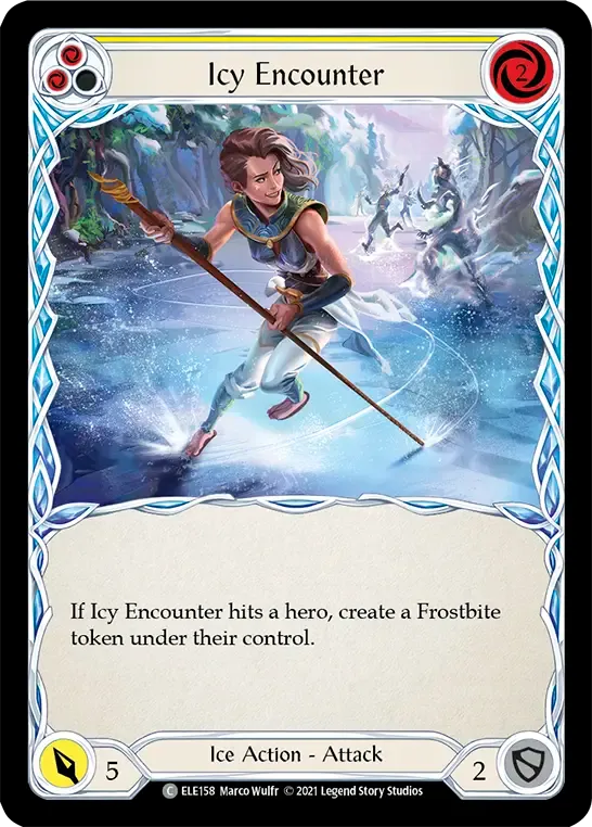 Icy Encounter (Yellow) — Tales of Aria — Flesh and Blood