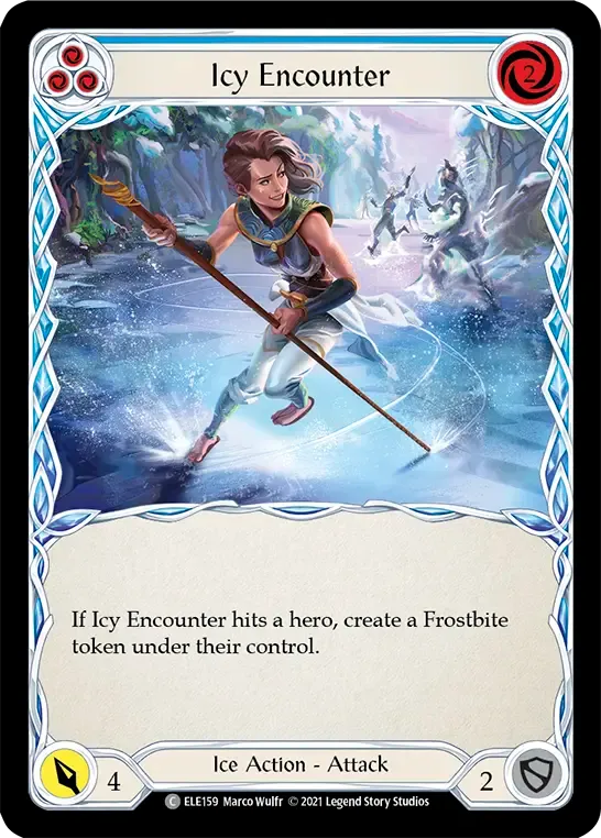 Icy Encounter (Blue) — Tales of Aria — Flesh and Blood