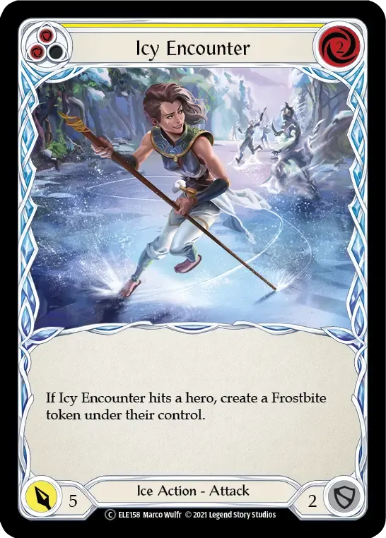 Icy Encounter (Yellow) from Tales of Aria - Unlimited - Flesh and Blood