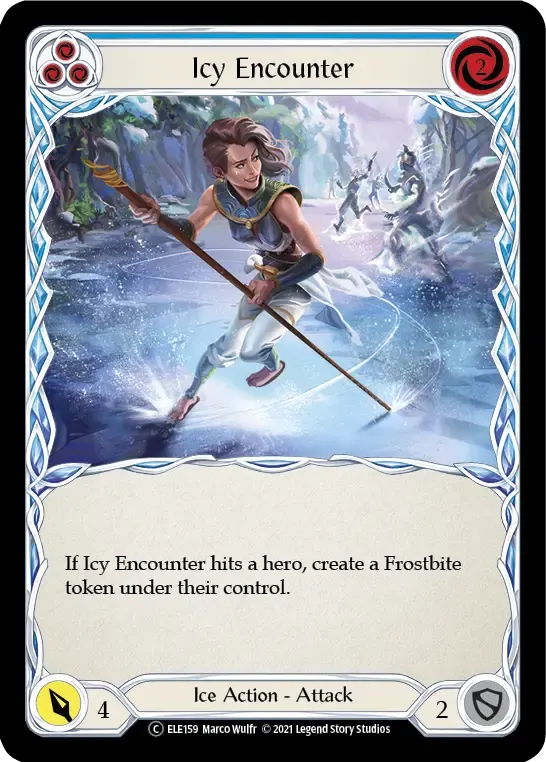 Icy Encounter (Blue) — Tales of Aria - Unlimited — Flesh and Blood