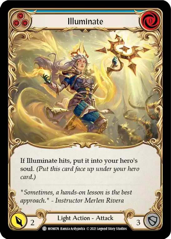 Illuminate (Blue) — Monarch — Flesh and Blood