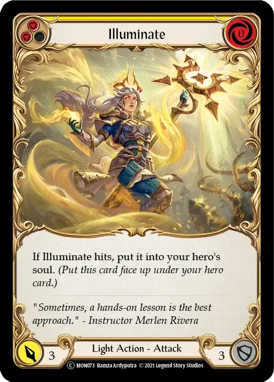 Illuminate (Yellow) — Monarch - Unlimited — Flesh and Blood