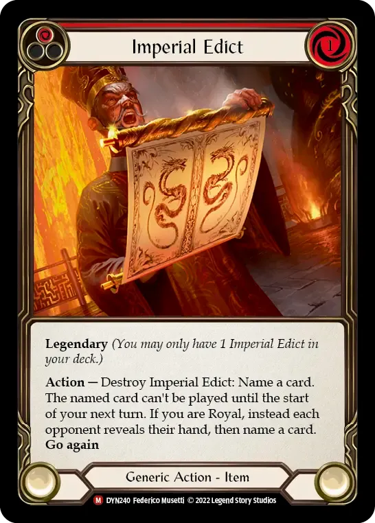 Imperial Edict — Dynasty — Flesh and Blood