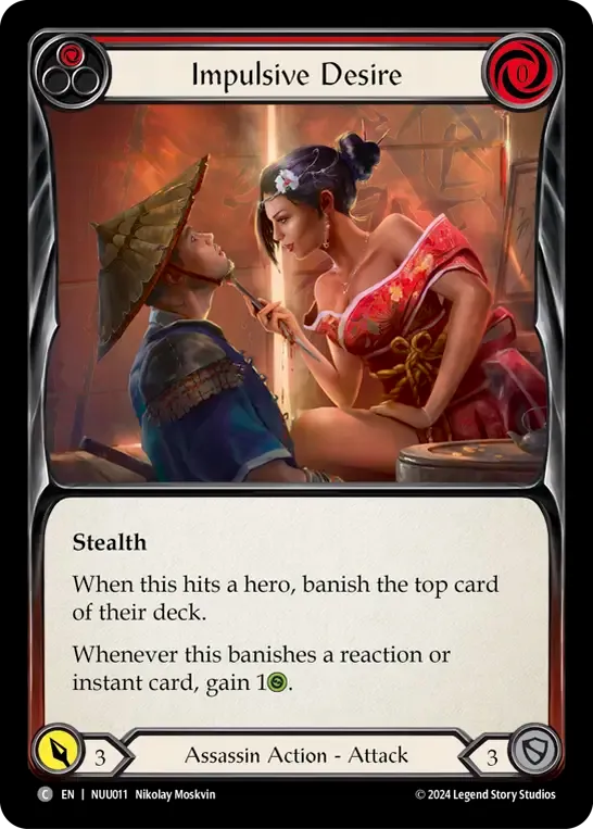 Impulsive Desire (Red) — Nuu - Blitz Deck — Flesh and Blood
