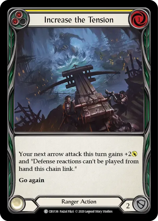 Increase the Tension (Yellow) — Crucible of War — Flesh and Blood