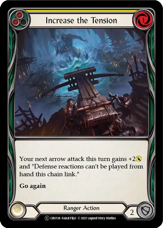 Increase the Tension (Yellow) — Crucible of War - Unlimited — Flesh and Blood