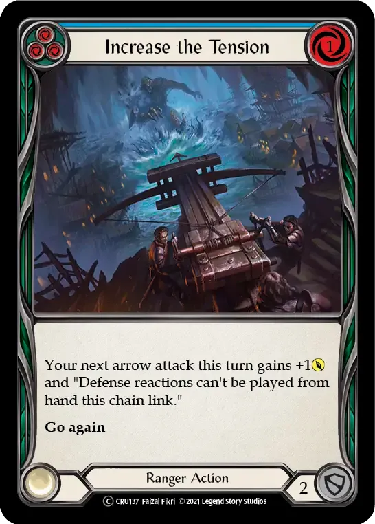 Increase the Tension (Blue) — Crucible of War - Unlimited — Flesh and Blood