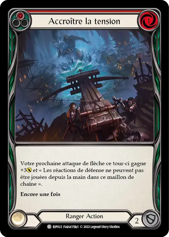 Accroître la tension — Riptide - Blitz Deck — Flesh and Blood
