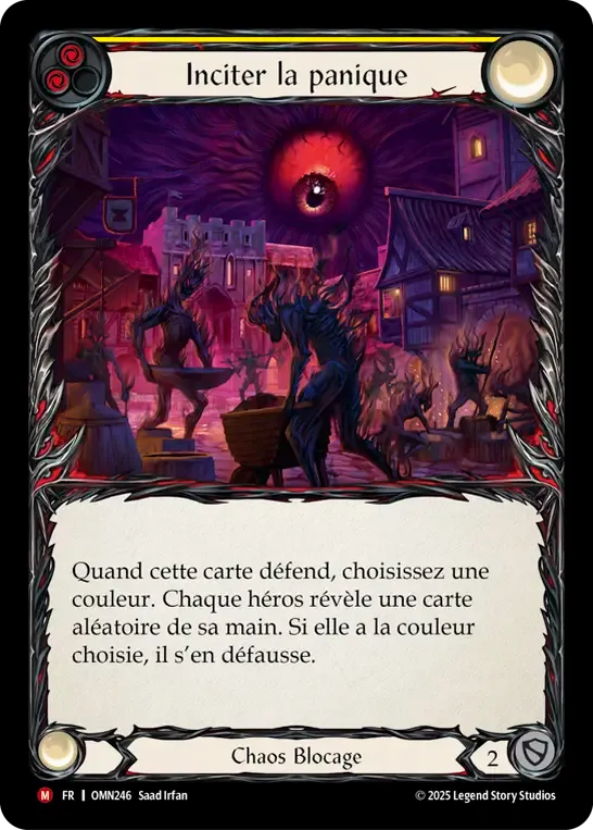 Inciter la panique — Omens of the Third Age — Flesh and Blood