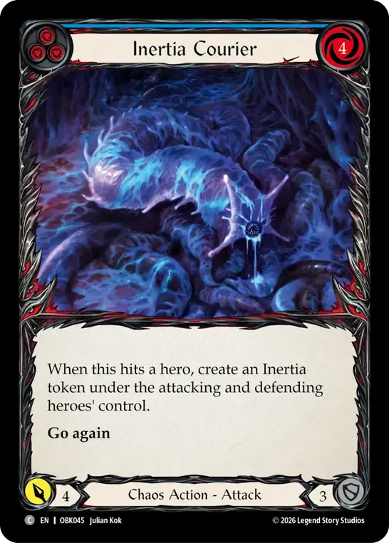 Inertia Courier (Blue) — Outbreak — Flesh and Blood