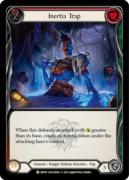 Inertia Trap (Red) — Riptide - Blitz Deck — Flesh and Blood