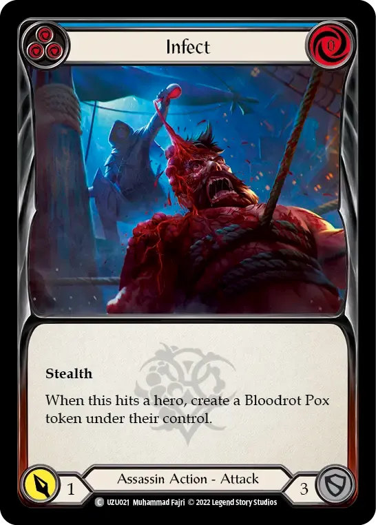 Infect (Blue) — Uzuri - Blitz Deck — Flesh and Blood
