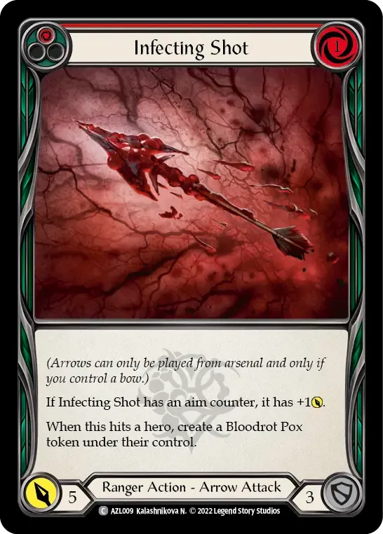 Infecting Shot (Red) — Azalea - Blitz Deck — Flesh and Blood