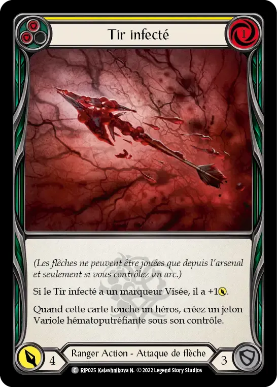 Tir infecté — Riptide - Blitz Deck — Flesh and Blood