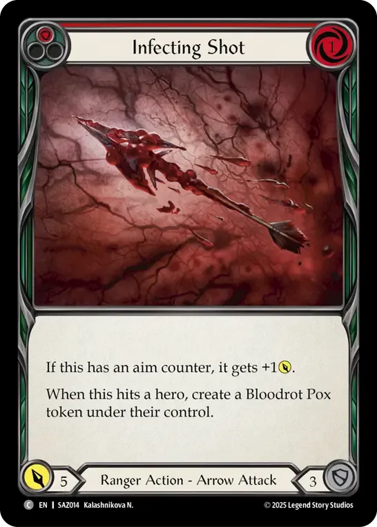 Infecting Shot (Red) — Silver Age Chapter 2 - Azalea — Flesh and Blood