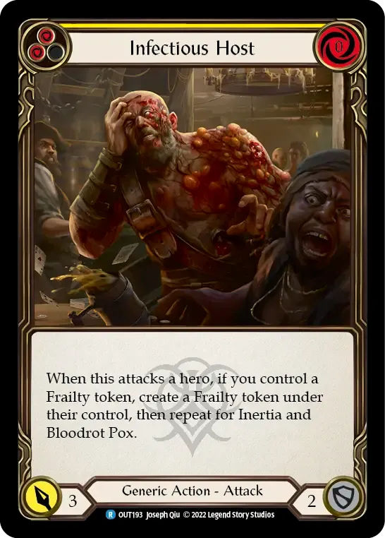 Infectious Host (Yellow) — Outsiders — Flesh and Blood