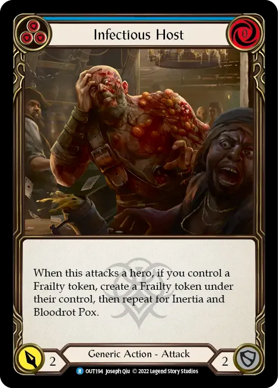 Infectious Host (Blue) — Outsiders — Flesh and Blood