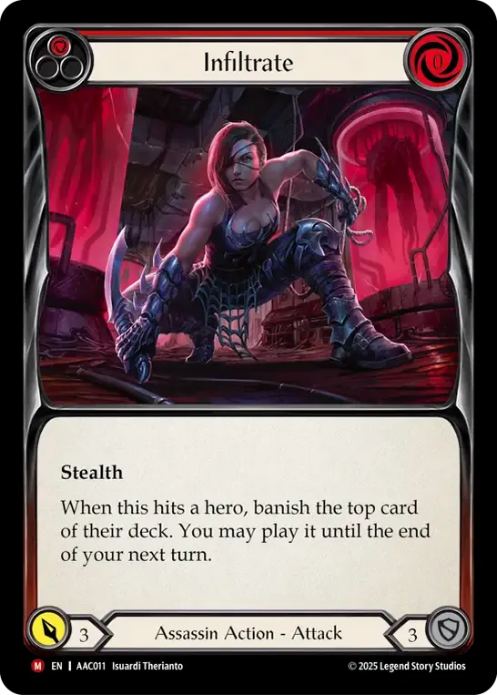 Infiltration — Armory Deck - Arakni, 5L!p3d 7hRu 7h3 cR4X — Flesh and Blood