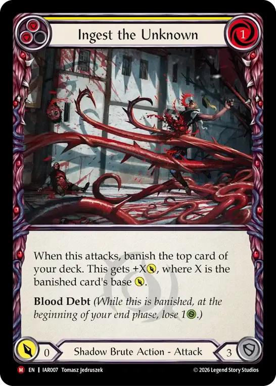 Ingest the Unknown — Usurp the Shadow Throne — Flesh and Blood