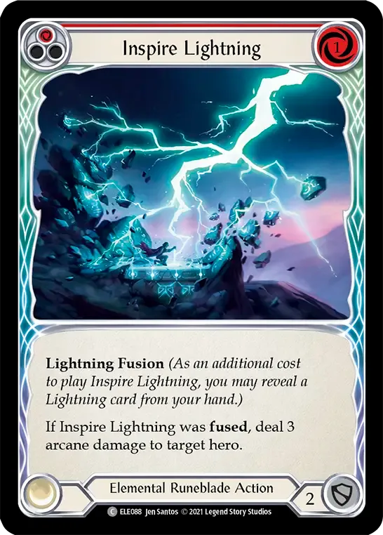 Inspire Lightning (Red) — Tales of Aria — Flesh and Blood