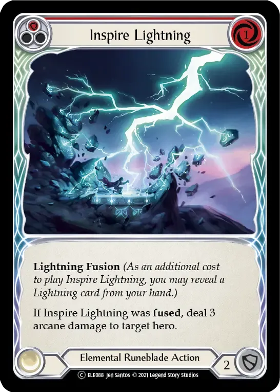 Inspire Lightning (Red) from Tales of Aria - Unlimited - Flesh and Blood