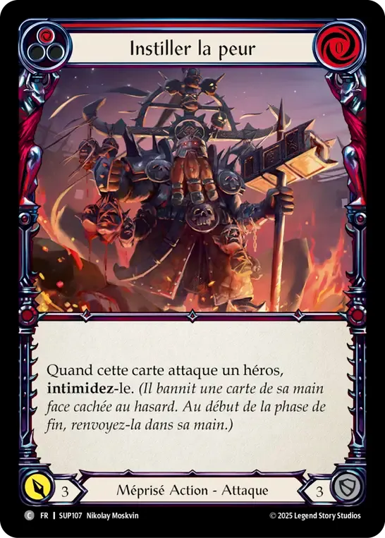 Instiller la peur — Super Slam — Flesh and Blood