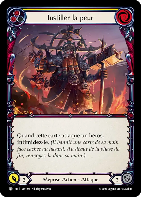 Instiller la peur — Super Slam — Flesh and Blood