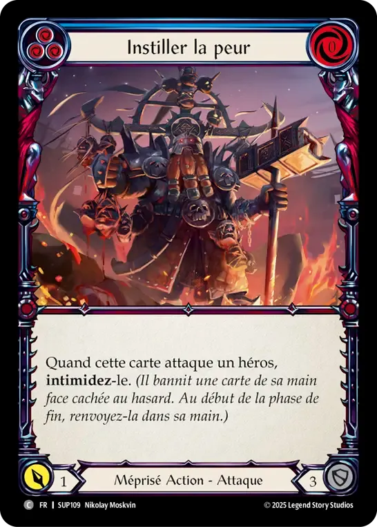 Instiller la peur — Super Slam — Flesh and Blood
