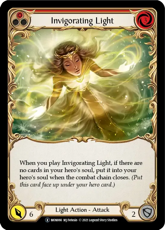 Invigorating Light (Red) — Monarch - Unlimited — Flesh and Blood