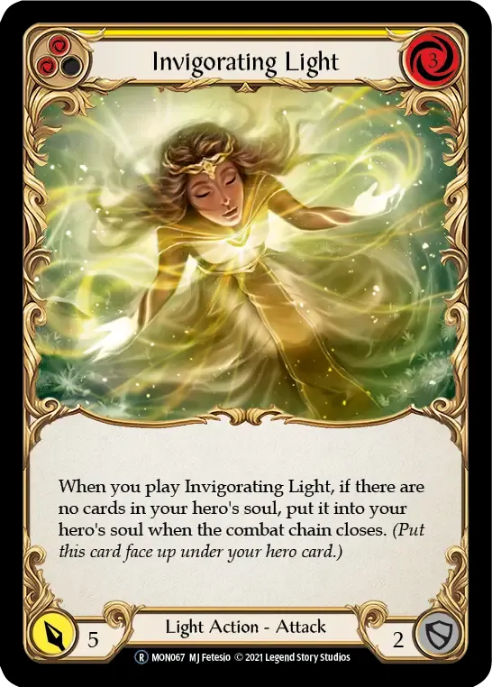 Invigorating Light (Yellow) — Monarch - Unlimited — Flesh and Blood