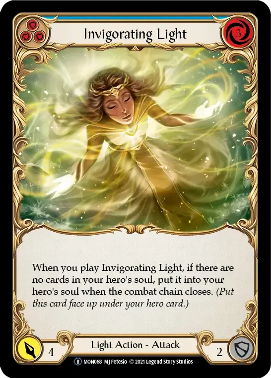 Invigorating Light (Blue) — Monarch - Unlimited — Flesh and Blood