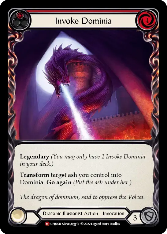 Invoke Dominia from Uprising - Flesh and Blood