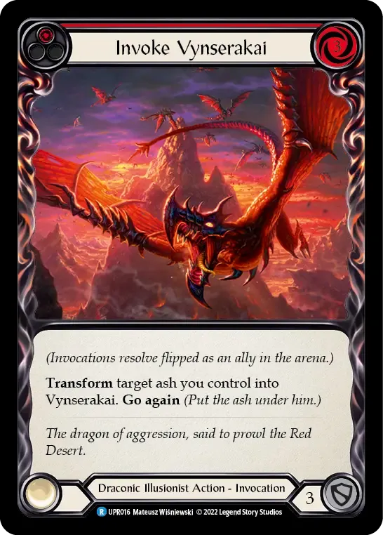 Invoke Vynserakai (Red) — Uprising — Flesh and Blood