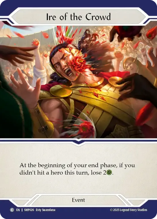 Ire of the Crowd — Smash Palace — Flesh and Blood