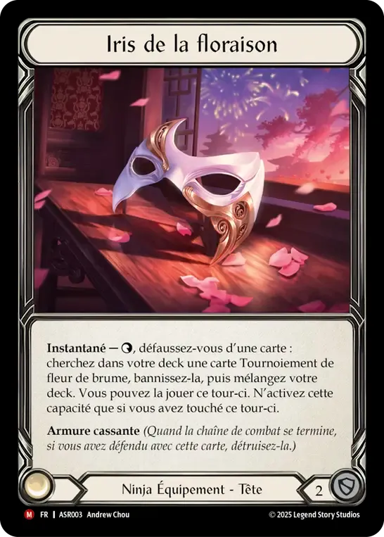 Iris de la floraison — Armory Deck - Ira, Scarlet Revenger — Flesh and Blood