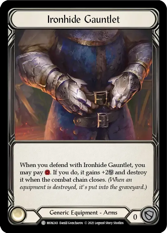 Ironhide Gauntlet — Monarch — Flesh and Blood