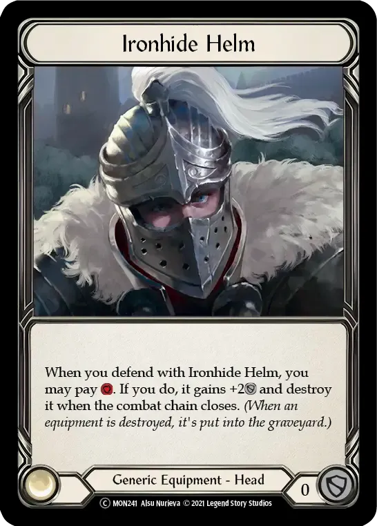 Ironhide Helm — Monarch - Unlimited — Flesh and Blood