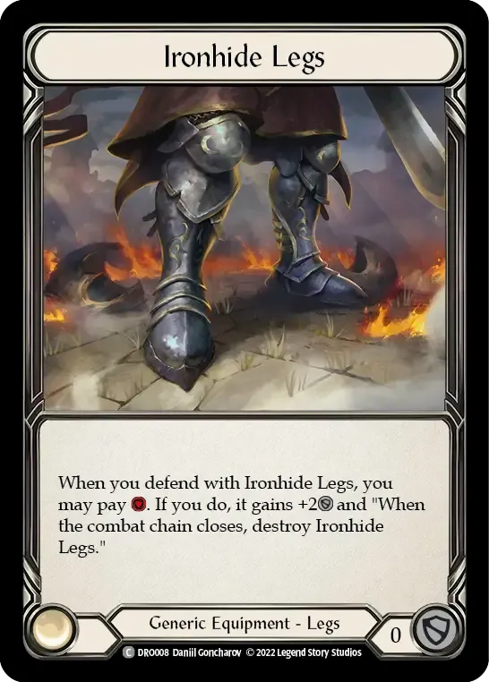 Ironhide Legs — Dromai - Blitz Deck — Flesh and Blood