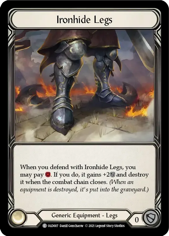 Ironhide Legs — Oldhim - Blitz Deck — Flesh and Blood