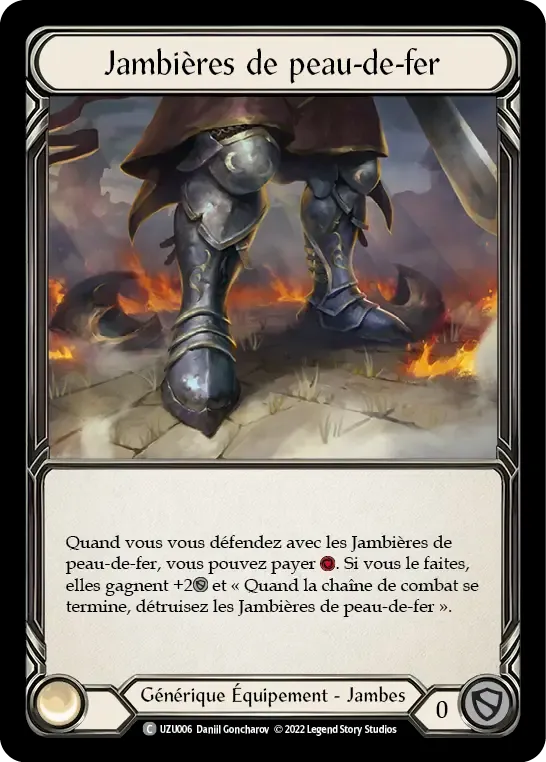 Jambières de peau-de-fer — Uzuri - Blitz Deck — Flesh and Blood