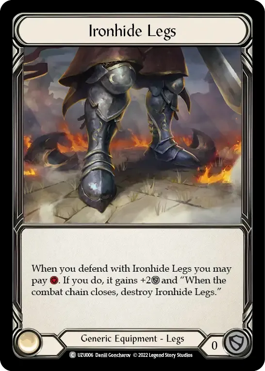 Ironhide Legs — Uzuri - Blitz Deck — Flesh and Blood