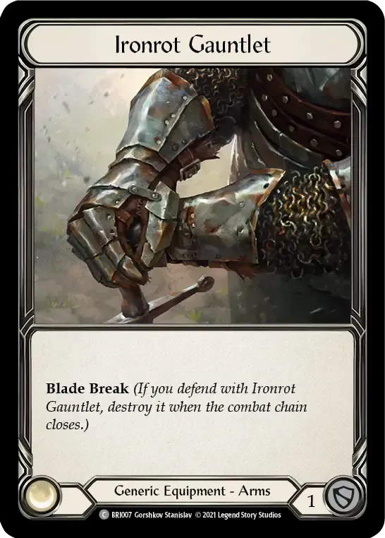Ironrot Gauntlet — Briar - Blitz Deck — Flesh and Blood