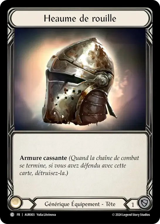 Heaume de rouille — 1st Strike - Aurora — Flesh and Blood