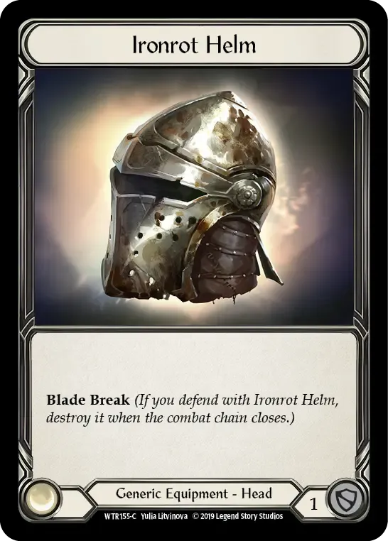 Ironrot Helm from Welcome to Rathe - Flesh and Blood